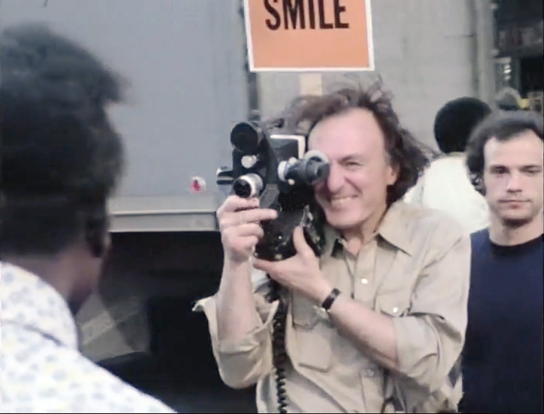 Projection des portraits de William Klein <em>Chambre Noire</em> et <em>Un homme dans la foule</em>